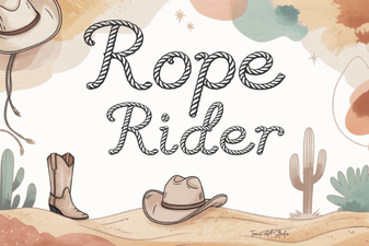 Rope Rider Font for Creative Typography Projects