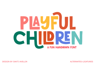 Perfect Fonts for Fun & Playful Kids Projects