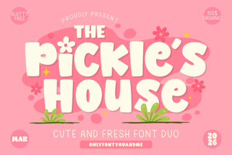 The Pickles House Font: Modern Creative Typography