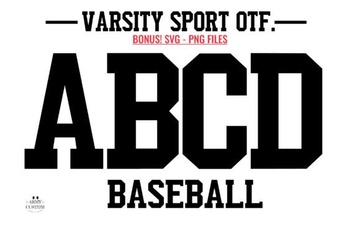 Varsity Font Design for Army Sports Themes