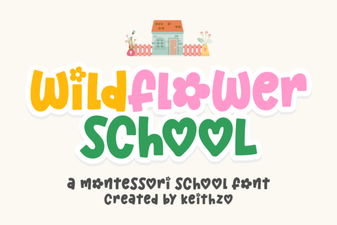 Wildflower Font: Free, Friendly Script for School Projects