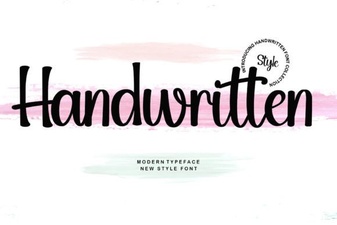 Craft Unique Style with Handwritten Fonts