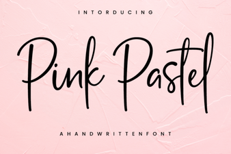 Discover Pink Pastel Fonts for Creative Design Projects